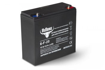 Тяговый аккумулятор RuTrike 6-F-20 (12V20A/H C20)